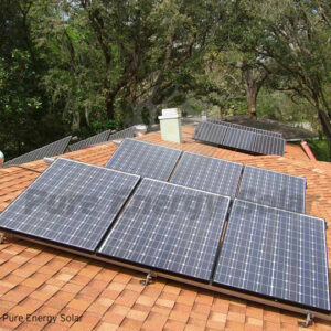 Roof runs north and south optimized for solar