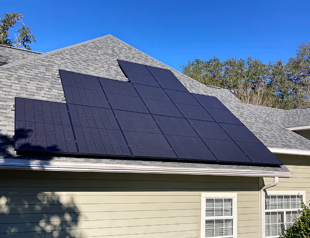 solar panel installation
